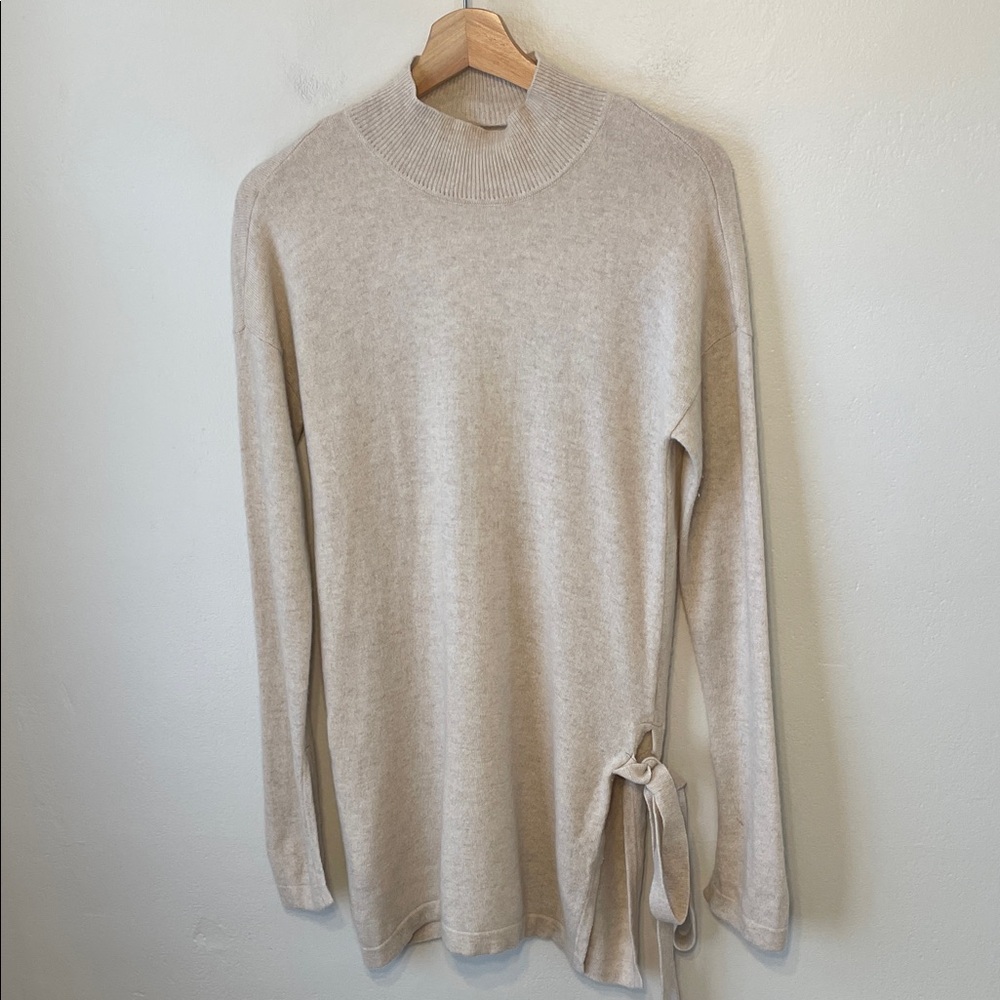 Duffy Open Back Side tie cashmere sweater